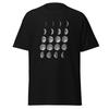 Mondphasen T-Shirt und Kinderhemd, Mondzyklus Grafik-T-Shirt, Minimalistisches Himmels-Freizeitoberteil, Astronomie Nachthimmel Geschenk