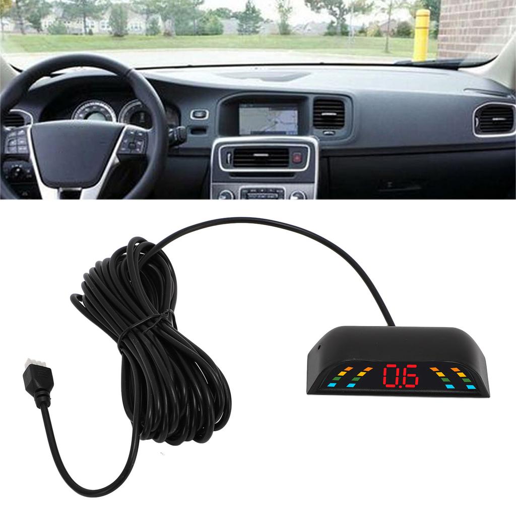 Auto Reverse Parkplatz Radar 4 Sensoren Beep Digital Auto Parkplatz Sensor Hinten Umkehr Radar