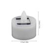 1pcs Solar Tea Light Led Candles Flameless Outdoor Waterproof Solar Tea Lights Rechargeable Candles for Party Garden Home Decor