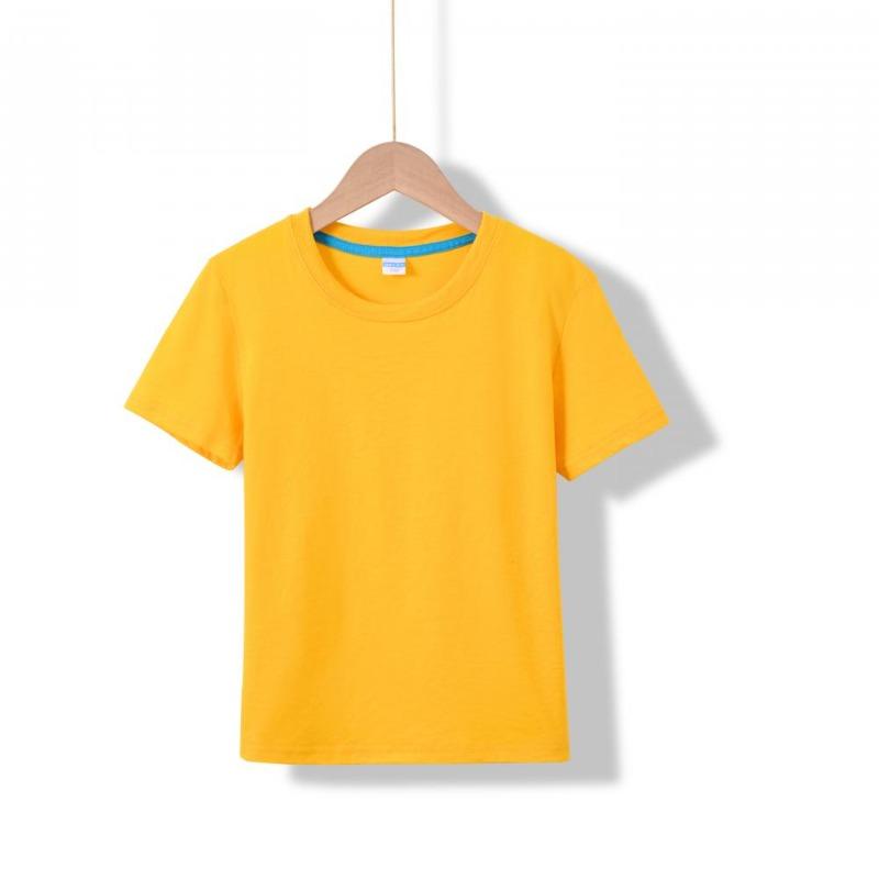 2026 Summer New Round Neck 100% Cotton Short Sleeve Boys' Casual Short Sleeve Round Neck T-shirt 17 colors