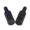 2Pcs/pack 3P 4P 5P 6P 7P 8P DIN Male/Female Plug Soecket Jack With Plastic Handle Keyboard Cable Connector Adaper