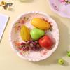 Wuhe Melamin Blumen-Obstteller