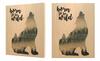 Wooden poster Picture on plywood 28x39cm SP658