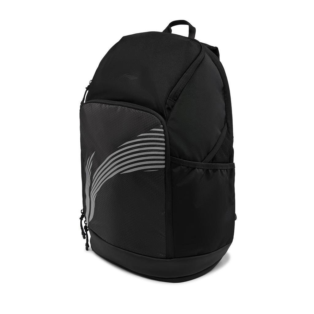 Li Ning Polyester Backpack Unisex Black ABSW279-1