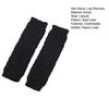 Fleece Lined Leg Warmers Women Knitted Long Boot Socks Winter Solid Color Knee-High Thick Calf Warmers for Daily Wear Skating