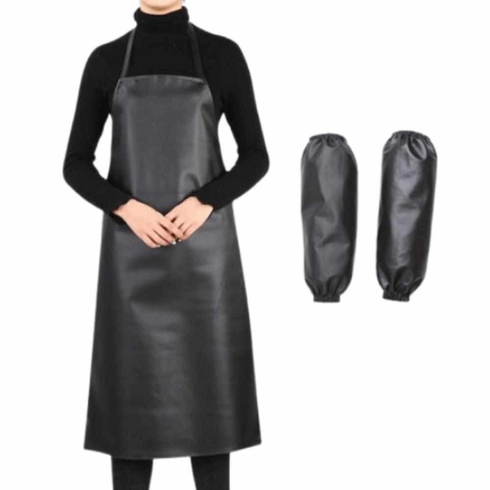 Thickened Welding Protective Apron 95/120cm Kitchen Apron Work Apron Welding Protective Gear
