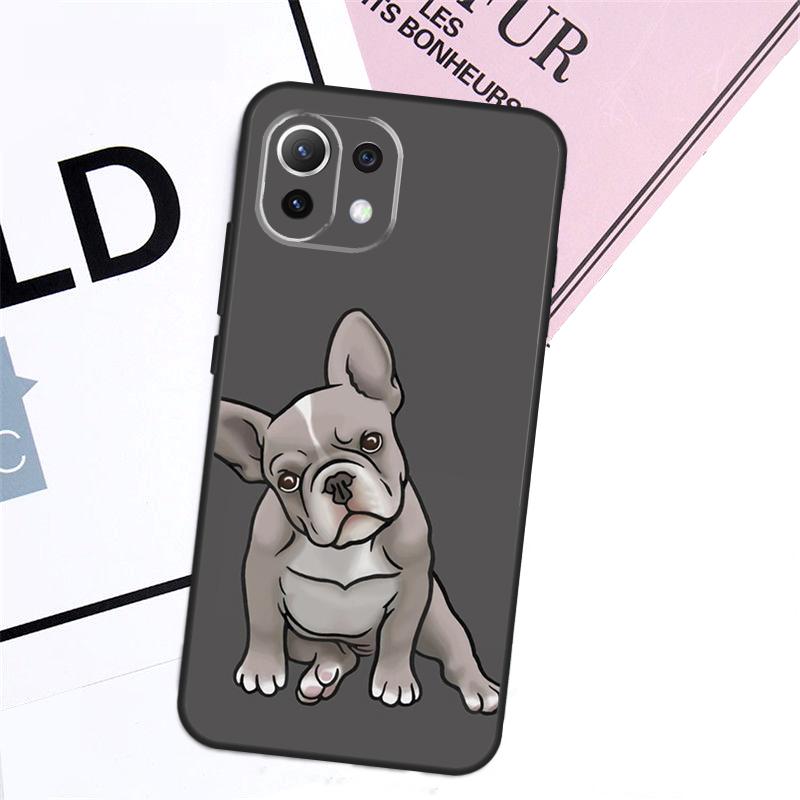French Bulldog Dog Case For Xiaomi 13T Pro 13 14 Ultra 12T 11T 12 Lite POCO X6 Pro X3 X4 X5 F3 M5s M6 F5 Cover