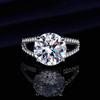 5-Carat Scepter Queen Diamond Imitation Moissanite Open Ring for Women – Live Broadcast Exclusive