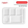 Jingqingfu Commercial Melamine Divided Serving Tray