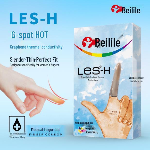 Beilile Ultra-Thin Luminous Vibrating Condoms with Textured G-Spot Design