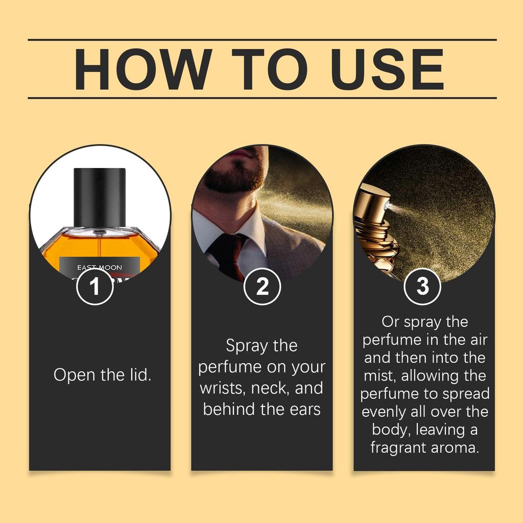 Men's Whiskey Scented Perfume 50ml Long-lasting light woody fragrance Exquisite bottle design radiates charm