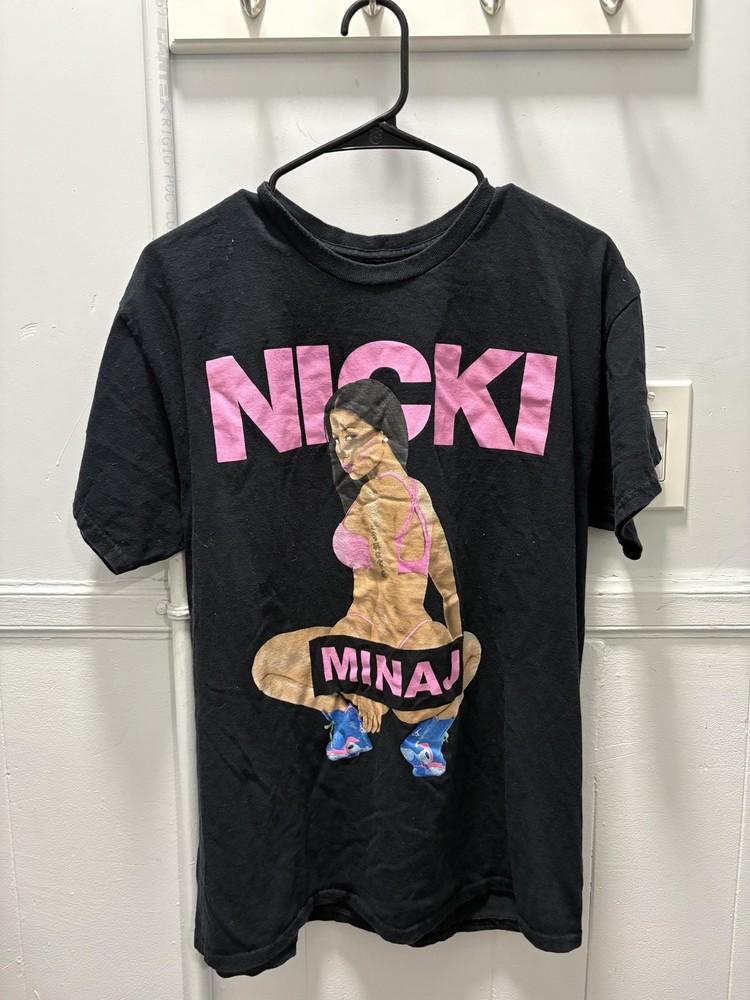 Nicki Minaj Shirt Mens Medium Black Roman Reloaded Graphic Rap Hip Hop Tour Tee Unisex T-Shirt S