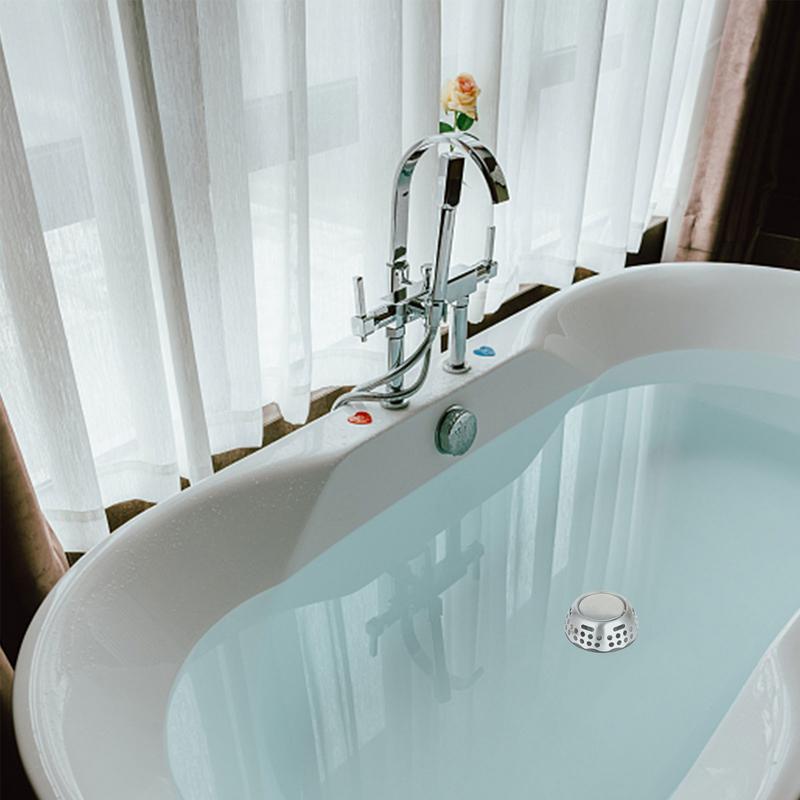 

Bath Stopper For Tub Drain Bathroom Tub Stopper Hair Catcher Plug And Cover Pop Up Filter For Replacing Tip Toe Trip Lever Lift China Mainland