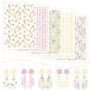 Creative Water Slide Decal Stickers Decorative Paper Pad Paper Texture for Handmade Jewelry and Easter Decorations