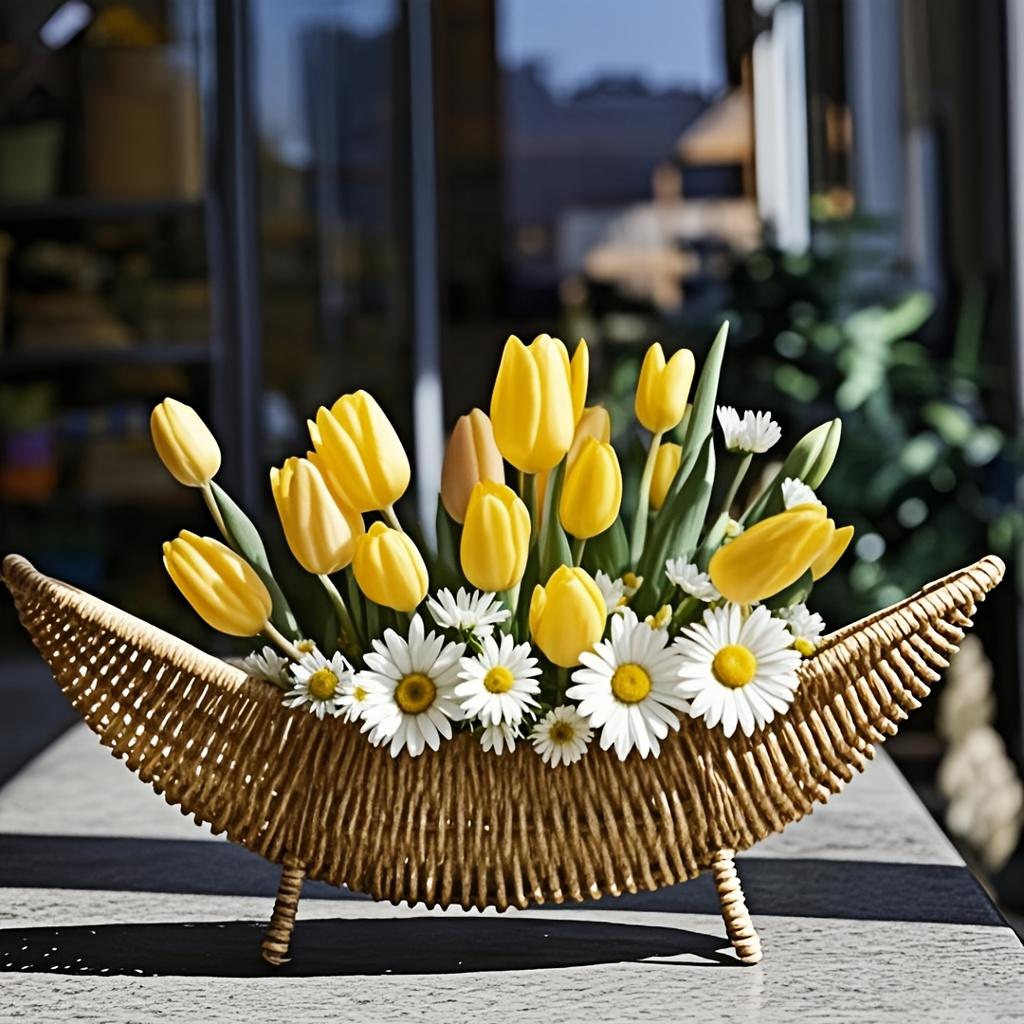 Nordic Luxury Creative Moon Tray | Handwoven PP Material | Living Room Coffee Table Dish/Key Organizer