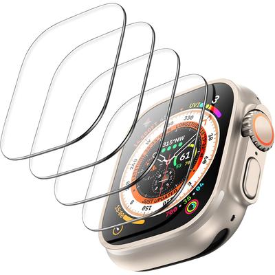 Ochranné tvrzené sklo 4PCS pro iWatch Apple Watch Ultra 2 2023 49 mm 49 MM Ochranná fólie Ochranná fólie Příslušenství