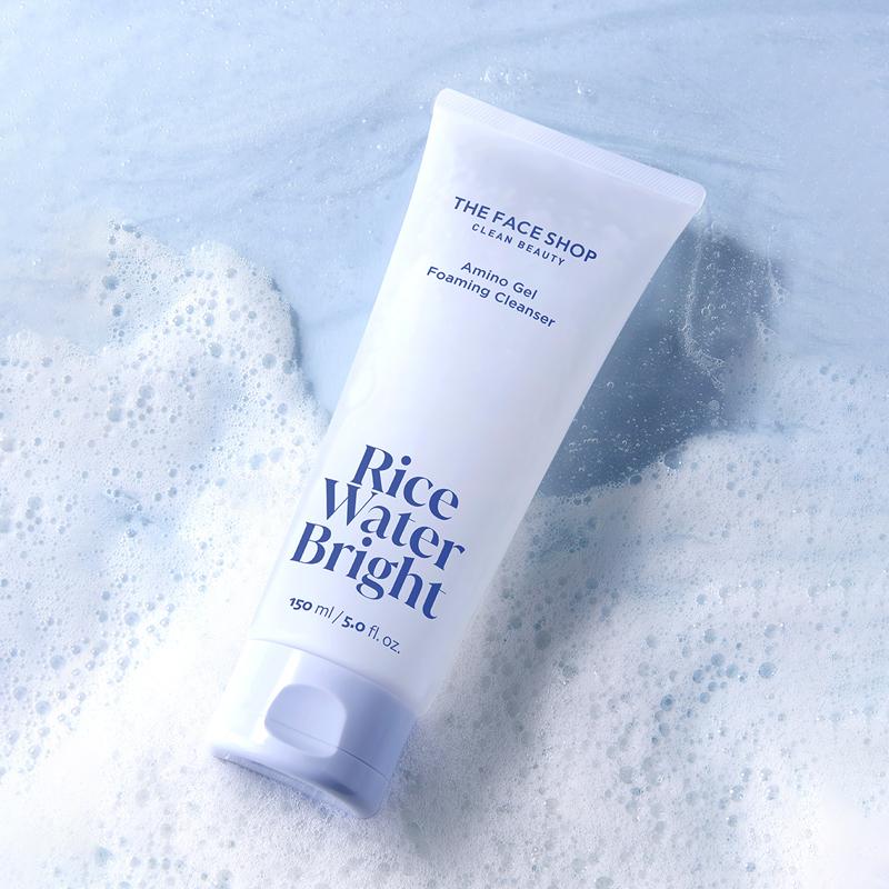 The Face Shop Rice Water Bright Amino Gel Foaming Cleanser 150ml