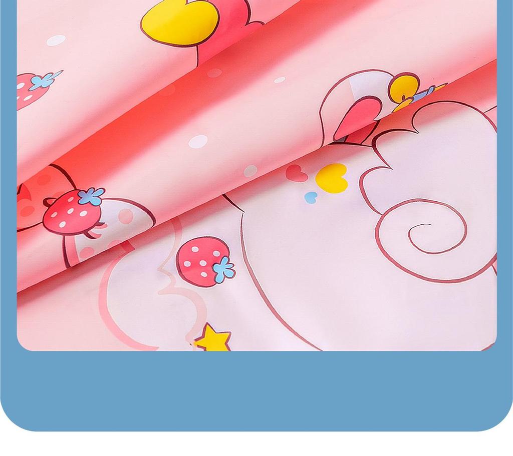 Kids' Cartoon Raincoat for Toddlers & Students - Waterproof Rain Cape with Seat Cover