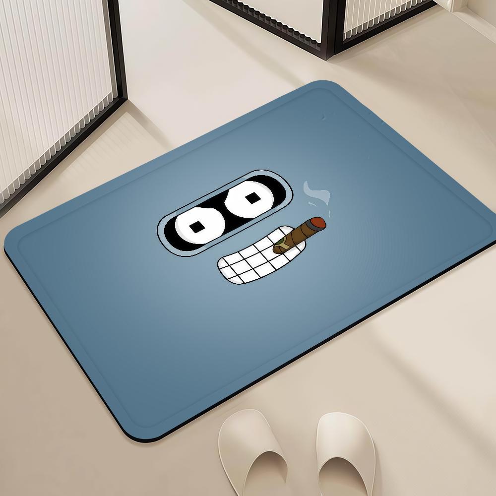 Door Mat Cartoon Bedside F-Futurama Entrance Bath Floor Funny Decoration Corridor Door Mat Carpet Living Room Balcony