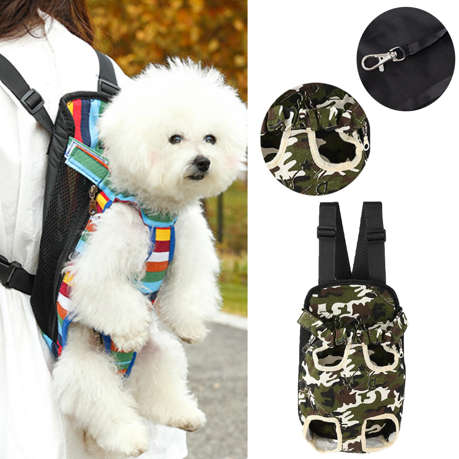 

Pet Bag, Dog Backpack, Breathable Chest Bag, Portable Canvas Backpack For Outdoor Use S