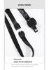 Dual-Use Genuine Leather ID Card Holder with Retractable Lanyard: Horizontal & Vertical Slots for Employee Badge or Exhibition Tag