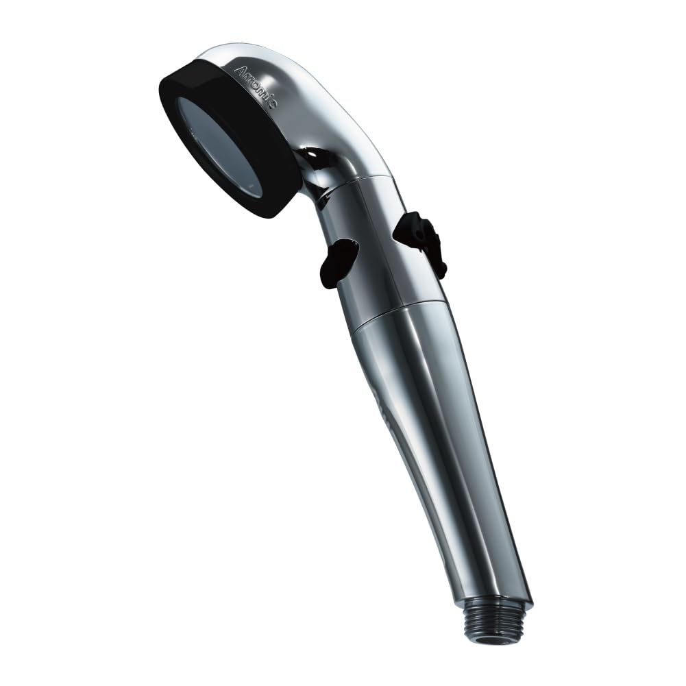 

Arromic Душевая вода Высокая Вода Регулируемая Остановка воды Из нержавеющей стали Сделано в Головке, Экономия, Давление, Объем, Кнопка, Черный, Япония, ST-C3BA