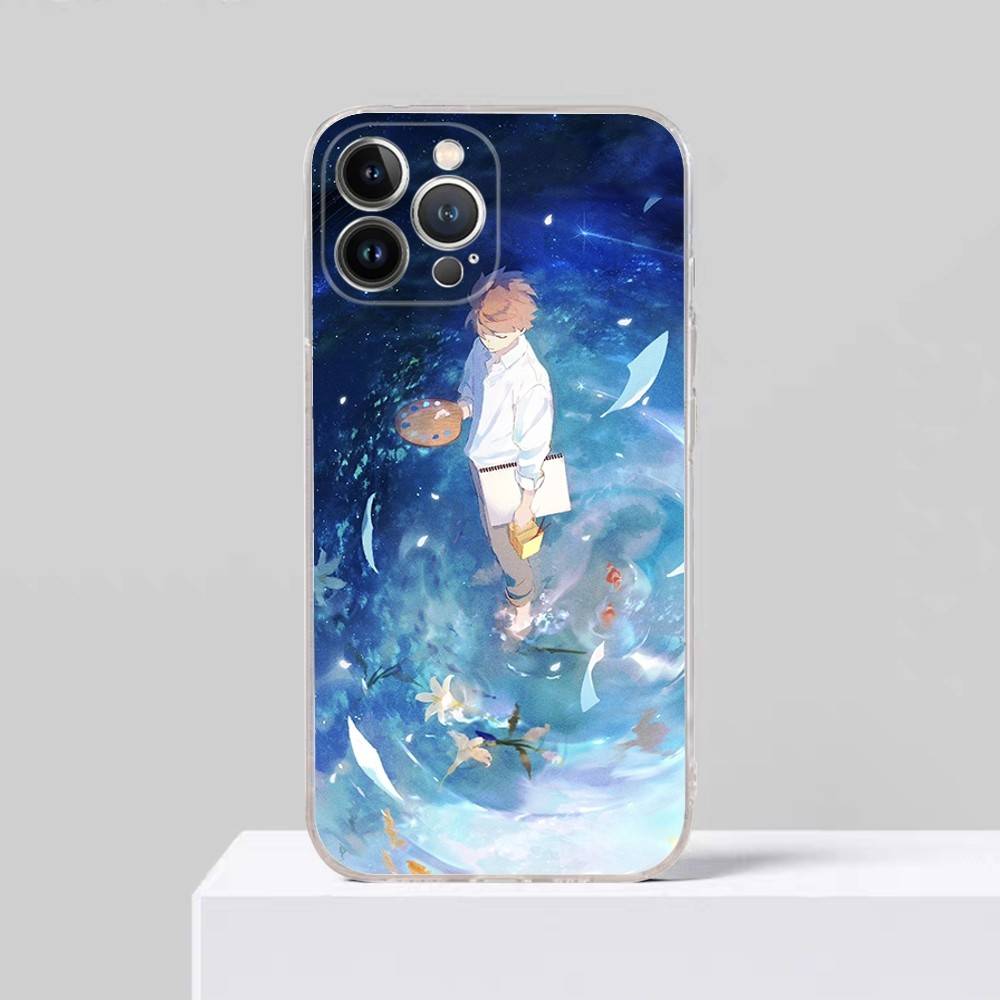 

Anime Blue Period for iPhone 17 16 15 14 13 12 11 Pro Max Plus Transparent Soft TPU Phone Cover iPhone 17pro max