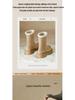 Augusden Women's 2025 Winter Furry Snow Boots - Thick-Soled, Mid-Calf, Fleece-Lined Ankle Boots