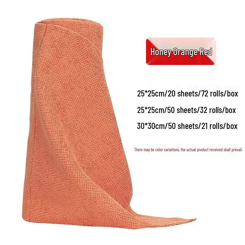 Multi-use Roll-Off Cleaning Cloth: Kitchen, Dishwashing, Floor Cleaning, Scouring Pad, Dry and Wet, for Easy Cleaning.