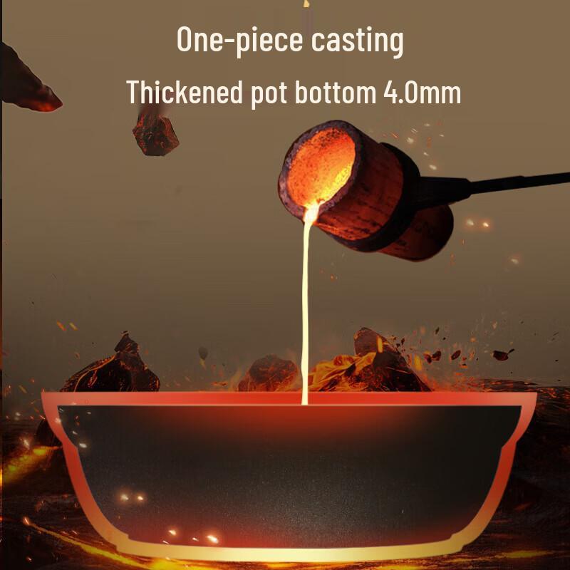 BEAR Non-Stick Titanium Flat-Bottom Frying Pan