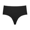 Seamless Breathable Mid Waist Ice Silk Thong Panties for Women Lightweight Soft Fabric Underwear