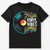 Minimalist Vinyl Vibes Vinyl Record Unisex T-shirt Tops Tees Unisex