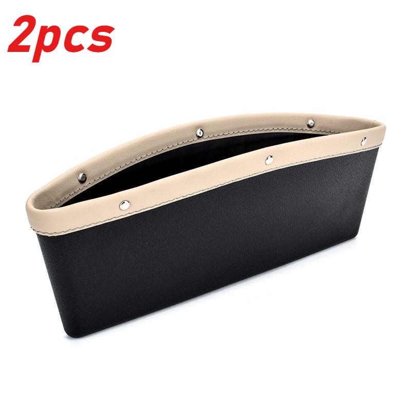Car Seat Slit Gap Organizer Key Phone Coins Storage Pocket Auto Driver Seat Catcher Car Interior Sundries Bag Pouch Phone Holder