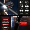 Fahrradlicht vorne, wiederaufladbar, USB, Power-Display, LED-Fahrradlicht, wasserdicht, Fahrradscheinwerfer, Taschenlampe, Fahrradzubehör