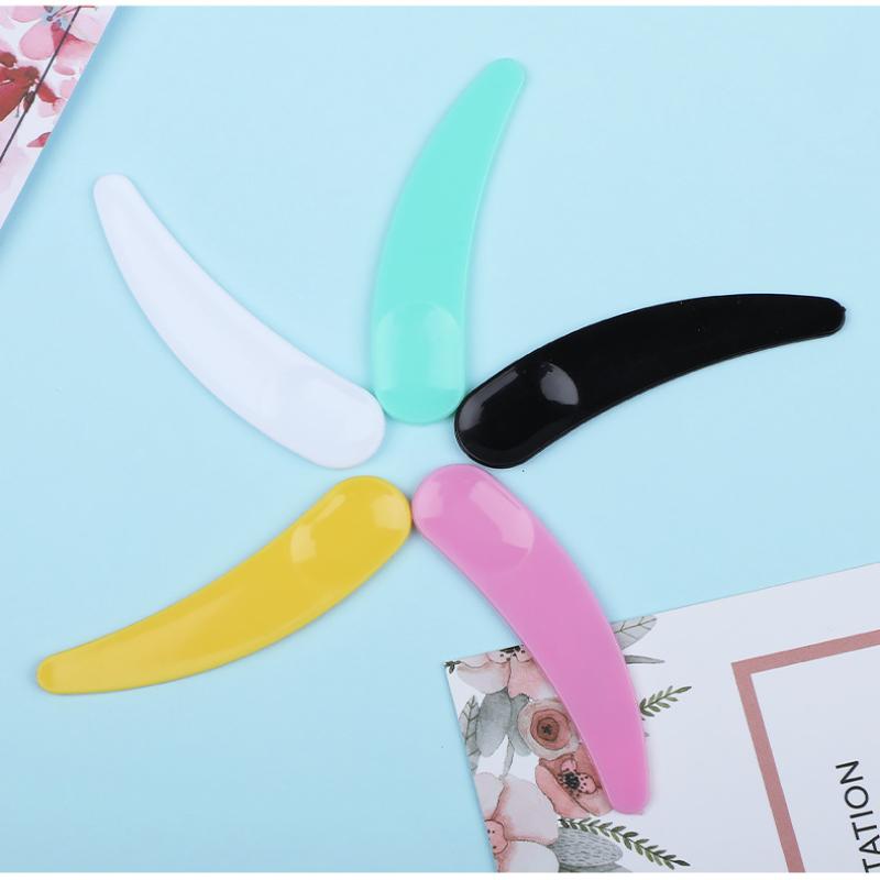 100 Pcs Facial Mask Stick Cosmetic Spatula Crescent Spoon Diy Face Mask Spoon Beauty Makeup Sticks Mud Mixing Disposable Tools