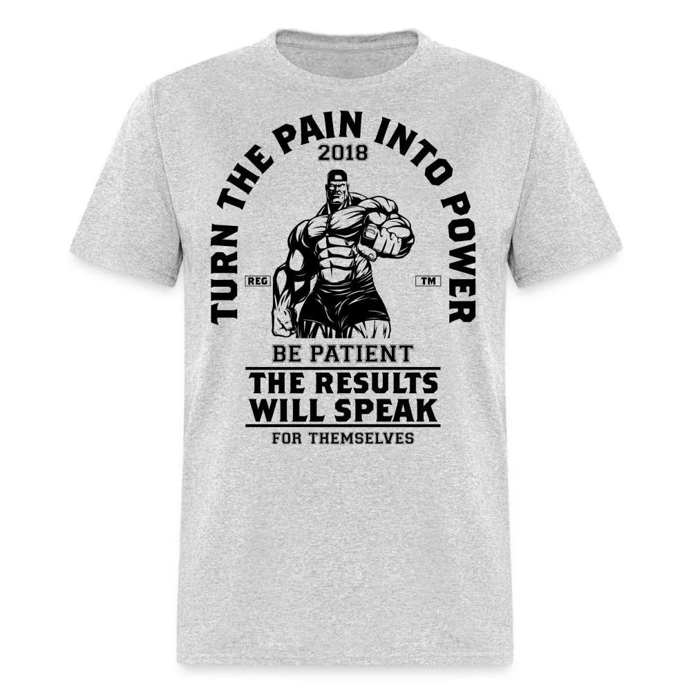 

Turn the pain into power shirt Motivational Gym T-Shirt size S-6XL L