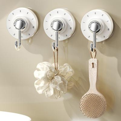 Wall Hook with Suction Cup 2.5kg Load-capacity No-Drilling Simple Installation Coat Hanger