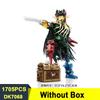 DK7068 Deep Sea Captain 1705pcs Famous Movie Series Models DIY Small-Piece Building Blocks Brick MOC Technical Assembly Toys