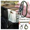 New Outdoor Climbing Buckle Elastic Rope 8mm Thick 30/60/90/120cm Cord Luggage Binding Strap Tent Rope Hook Camping Clotheslines