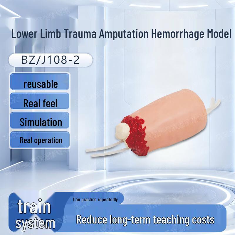 Human Lower Limb Trauma Amputation Hemostasis Simulation Model