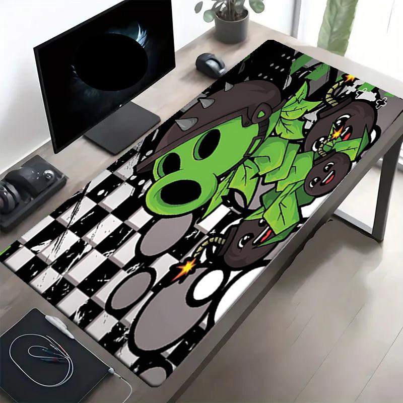 Plants vs. Zombies Print Mouse Pad, Anti‑Slip Desktop keyboard Mat, for PC Laptop Gaming Working Daily Use, Cool Festival Surprise Gift