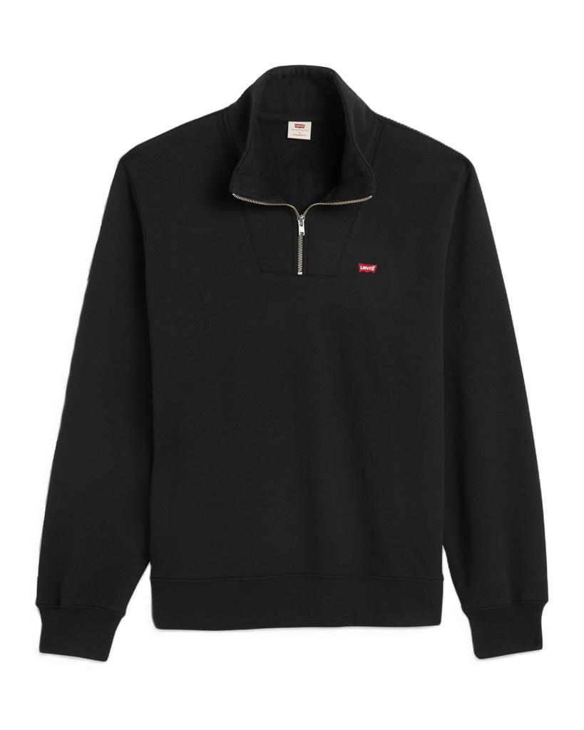 Levi's Logo Quarter Zip Pullover Sweatshirt Long Sleeve Men's 000VT-0000 US L