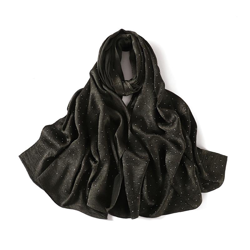 Muslim Chiffon Solid Color Hijab Scarf For Women Hijabs Scarves Squane Head Wrap Jersey Hijabs Islamic Turban Headband Shawl