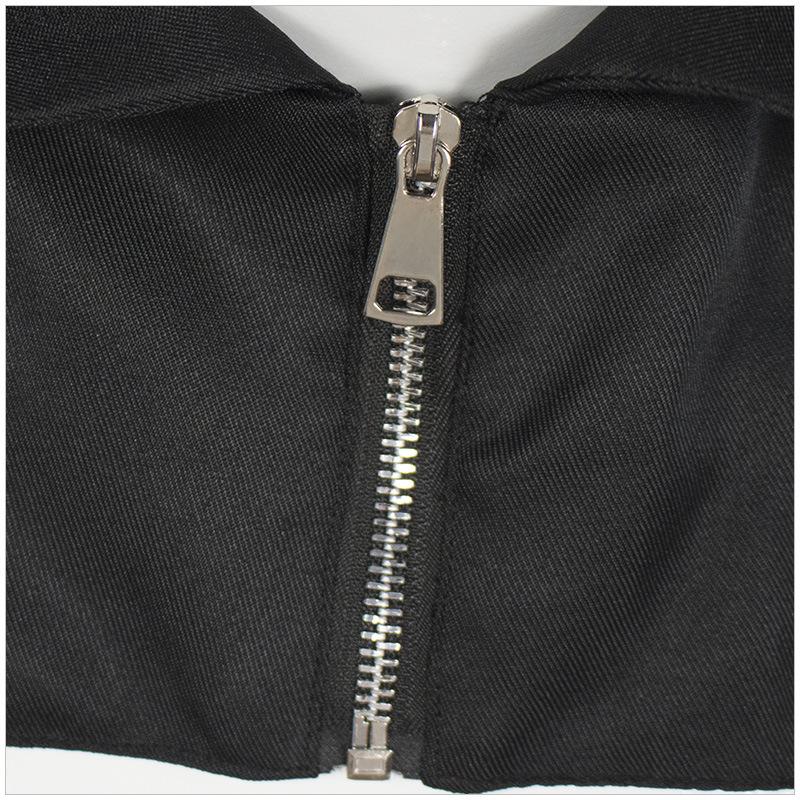 Gothic Punk Hood Cape Cowl Scarf Halloween Hat Adult Cosplay Assassin Devil Witch Costume Horror Accessory For Men Women Black