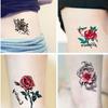 Floral Fake tattoo Flower Tattoo Sticker Disposable Tattoo Decals Temporary Tattoos Body Art Decals