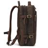 Business Male Backpack Leather Men's Bag Multifunctional Handbag Large Capacity Crazy Horse Leather Backpack