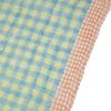Furina Light Linen 100  Art Check Scarf Green