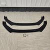 3Pcs Car Front Bumper Lip Spoiler Splitter Diffuser For Seat Leon MK3 S/S S/C S/T Cupra 2017-2020 LCI ABS Black Bodykits Tuning