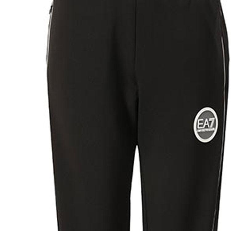 EMPORIO ARMANI EA7 Knitted Sweatpants Men's Black 3LPP79-PJEJZ-1200