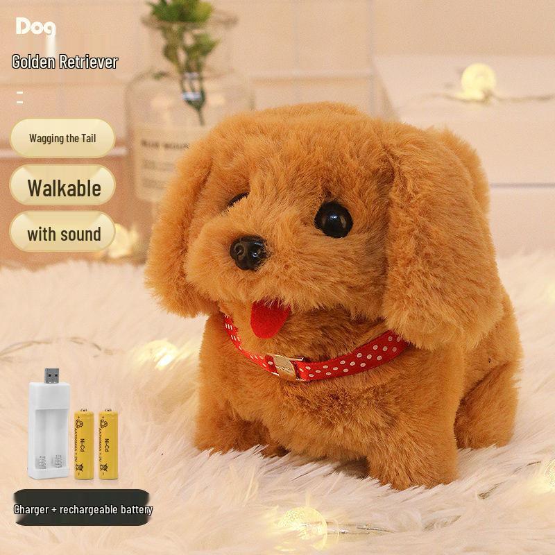 Electric Plush Husky Puppy Toy - Barking Sound Toy Gift for Kids